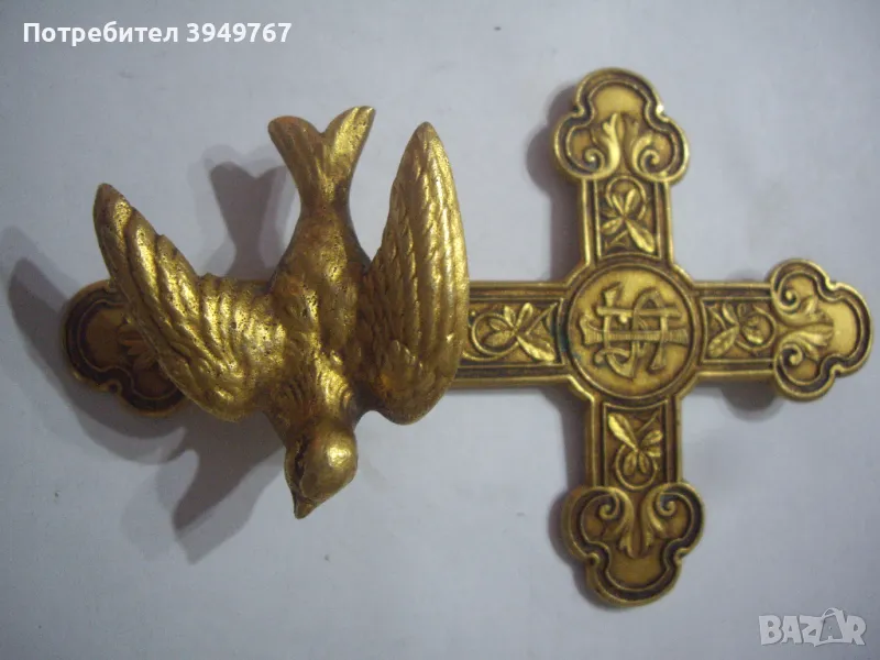 Стармасивен,позлатен кръст., снимка 1