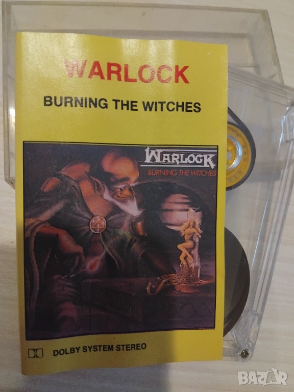 Warlock  – Burning The Witches - аудио касета музика, снимка 1