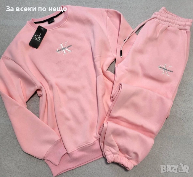 Calvin Klein Дамски Розов Спортен Комплект🔝Дамски Спортен Екип Келвин Клайн Код BS-102, снимка 1