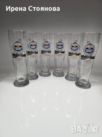 Комплект от 6 чаши за бира Schneider Weisse Germany , снимка 2 - Чаши - 54022661