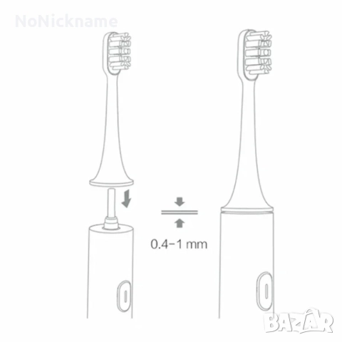 7бр. Резервни глави за електрическа четка за зъби Xiaomi Mijia T100 Заместител на оригинала, снимка 8 - Други - 38636049