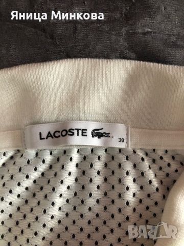 LACOSTE- дамска тениска, снимка 5 - Тениски - 46631587