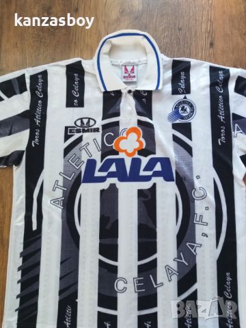 Club Celaya Away football shirt 1998 - 1999. Sponsored by Lala - ретро футболна тениска 2ХЛ, снимка 2 - Тениски - 46813845