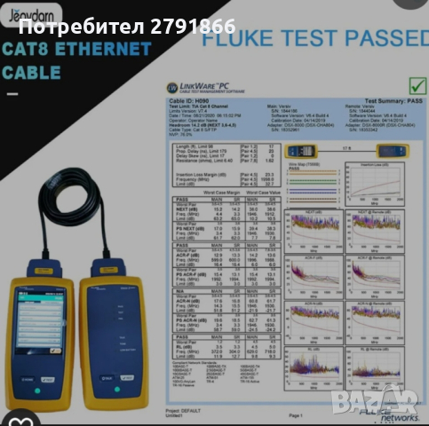 Jeavdarn Cat 8 Ethernet кабел 15m High Speed ​​40Gbps 2000MHz,LAN мрежов интернет с позлатени RJ45, снимка 3 - Друга електроника - 45040133