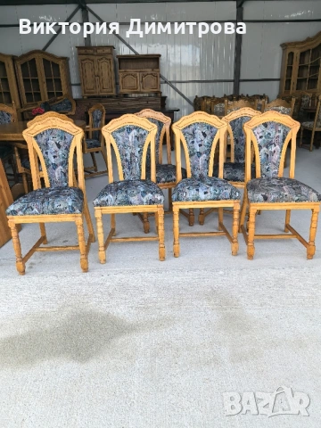 Комплект от 6 трапезни стола 