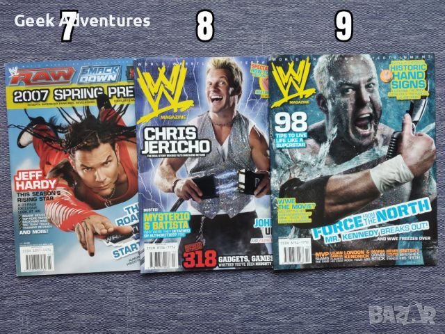 Кеч Списания WWE Pro Wrestling На Английски Език John Cena Batista HHH, снимка 4 - Списания и комикси - 46389037