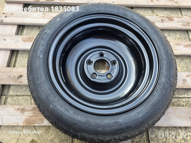 Резервна гума/патерица 15ка 5х114.3 Hyundai, Kia, снимка 2 - Гуми и джанти - 53802845