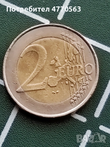 Дефектна 2 евро монета 2000г, снимка 6 - Нумизматика и бонистика - 53923009