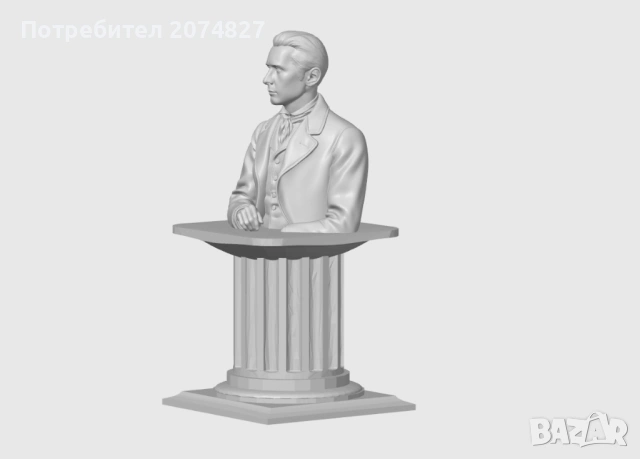 ТОДОР КАБЛЕШКОВ (бюст, статуетка), снимка 4 - Статуетки - 53453651