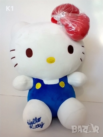 Голяма плюшена играчка Кити 60см Hello Kitty, снимка 2 - Плюшени играчки - 52516067