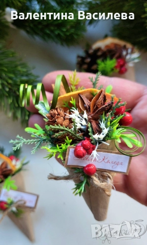 Ръчно изработени коледни подаръци до 10лв, снимка 13 - Декорация за дома - 52508565