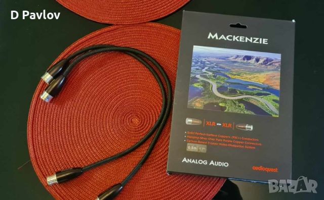 AudioQuest Mackenzie XLR > XLR Cable  0,5м, снимка 2 - Ресийвъри, усилватели, смесителни пултове - 45916045