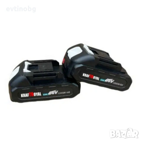 Комплект акумулаторна ножица KraftRoyal с 2 батерии и куфар — мощно и прецизно рязане, снимка 7 - Моторни триони/резачки - 53791195