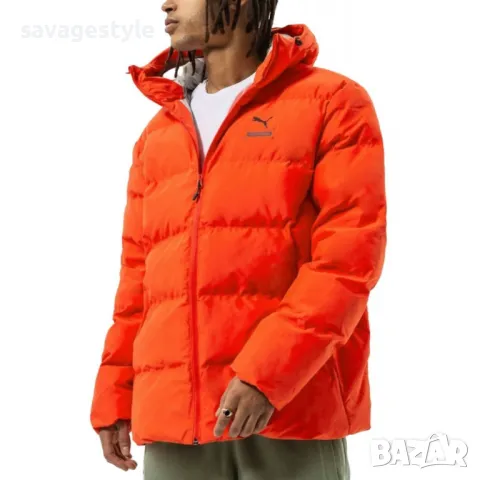 Мъжко яке PUMA Better Sportswear Hooded Jacket Orange, снимка 5 - Якета - 47711901