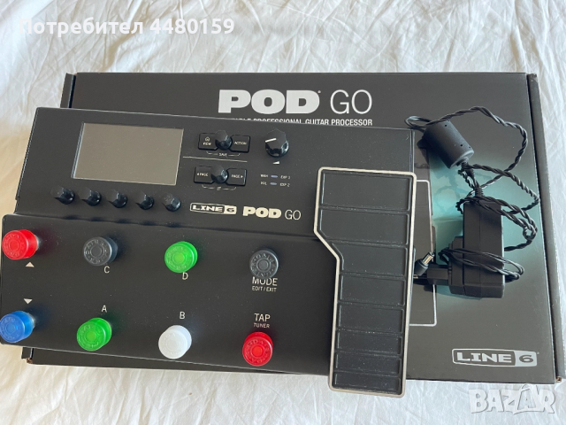 Китарен процесор Line 6 Pod Go в идеално състояние