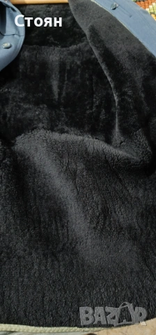 Шуба с подплата от истинска кожа агнешка., снимка 3 - Палта - 45173932
