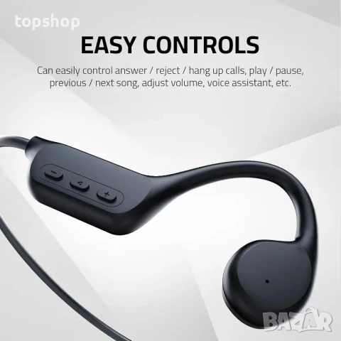 НОВИ Tulbeys водоустойчиви слушалки с костна проводимост, IPX8,  Bluetooth, 32GB Вградена памет, MP3, снимка 2 - Bluetooth слушалки - 50494928