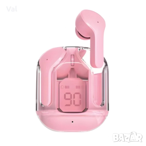 Безжични Bluetooth слушалки с LED дисплей и вграден микрофон, снимка 8 - Безжични слушалки - 52887183