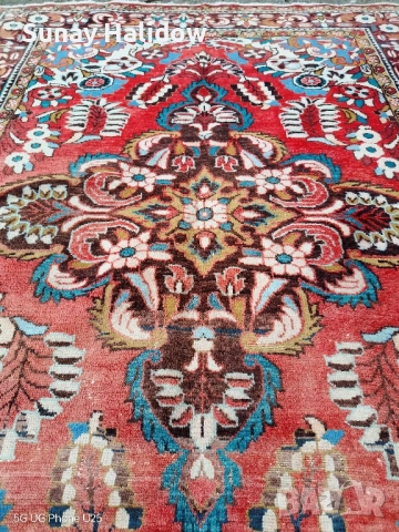 Ръчно тъкан Хамадански килим, снимка 2 - Килими - 51632833