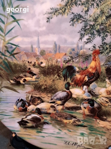 декоративна порцеланова чиния 35/1, снимка 4 - Декорация за дома - 54270418