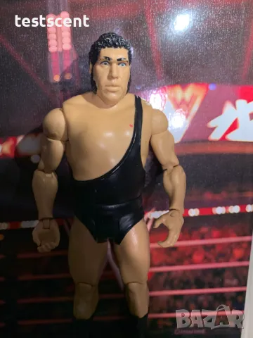 Екшън фигура WWE Andre the Giant Андре Гиганта играчка figure Mattel Basic Series, снимка 7 - Фигурки - 49146283