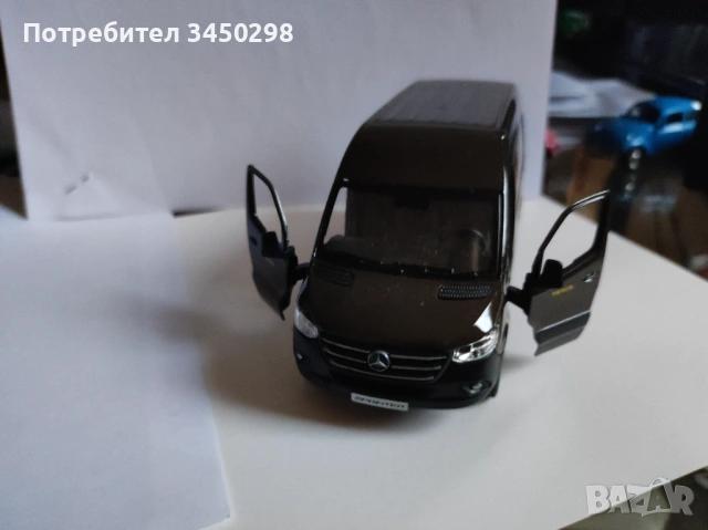 Мерцедес Спринтер  метална количка, снимка 6 - Колекции - 53416970