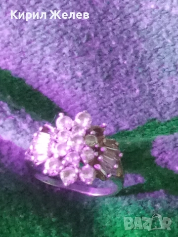 РАЗКОШЕН АВТОРСКИ СКЪПОЦЕНЕН СРЕБЪРЕН ПРЪСТЕН МАРКОВО СРЕБРО NF 925 с КАМЪНИ МОЙСАНИТ и ЦИРКОН 46791, снимка 18 - Пръстени - 46447745