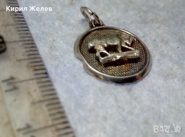 ЗОДИЯ ТЕЛЕЦ АСТРОЛОГИЧЕН СРЕБЪРЕН МЕДАЛЬОН СРЕБРО 925 ХУДОЖЕСТВЕНА РЕЛЕФНА РЪЧНА ИЗРАБОТКА 22198, снимка 4 - Колиета, медальони, синджири - 49704748