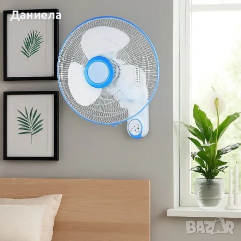 Вентилатор 16" Perfect WF-16RC, стенен, дистанционно управление, снимка 4 - Вентилатори - 51038508