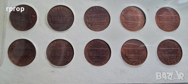 САЩ.
1 цент.
1959 - 1966 г
Нови., снимка 6 - Нумизматика и бонистика - 48256314