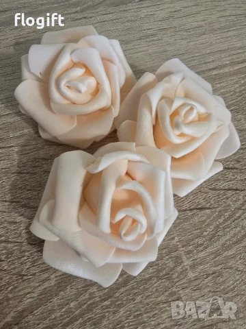 Рози фоам 7см , снимка 3 - Изкуствени цветя - 50749883
