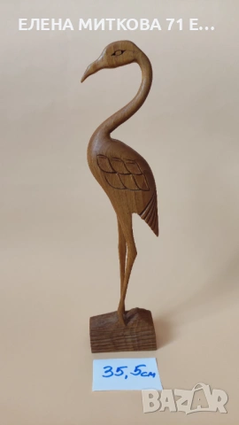 Дървени фигури на птици -ръчна изработка, снимка 11 - Други ценни предмети - 53788121