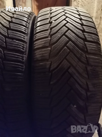 Продавам 4 броя зимни гуми 215.55.17 на 1 сезон дот 2019 Мишелин , снимка 2 - Гуми и джанти - 52844361