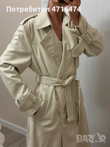 Тренчкот от Зара, снимка 5 - Палта, манта - 53586593