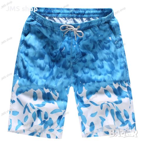 Мъжки плажни къси панталони с анимационни райета, 9цвята , снимка 4 - Къси панталони - 45480405