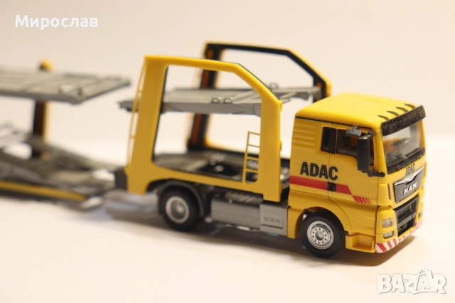 HERPA H0 1/87 MAN КАМИОН МОДЕЛ ВЛЕКАЧ АВТОВОЗ, снимка 6 - Колекции - 52636044