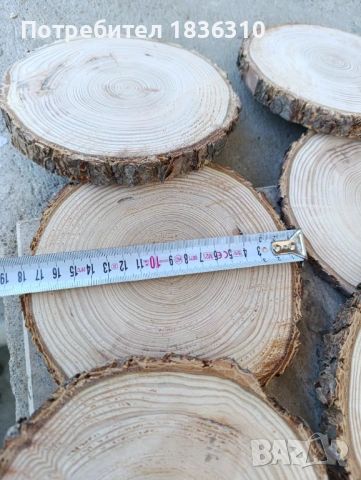 Дървени шайби бор, снимка 4 - Декорация за дома - 53583812