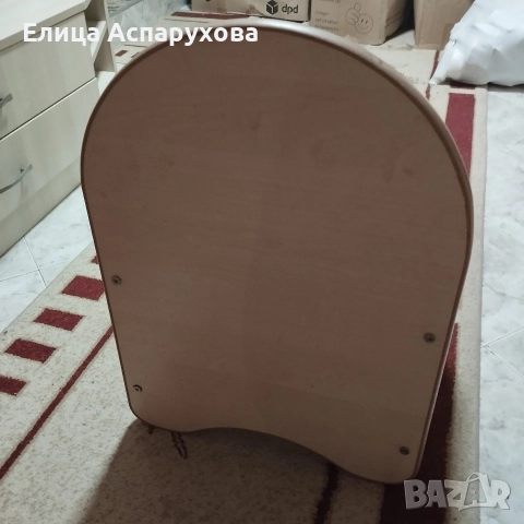 детско дървено столче, снимка 3 - Мебели за детската стая - 52990575