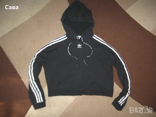 Къс суичър ADIDAS  дамски,Л, снимка 2 - Суичъри - 48081814