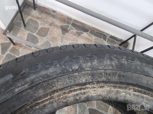 2бр летни гуми 235/55/19 PIRELLI L01096, снимка 4 - Гуми и джанти - 46318432