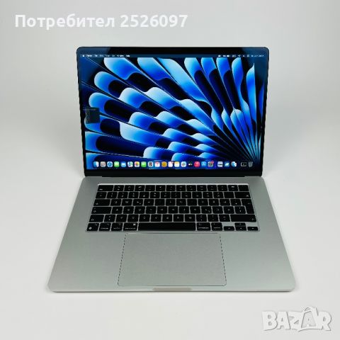 MacBook Air 15,3" M2 2023 SilverГаранция, снимка 3 - Лаптопи за работа - 46112664