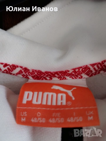  puma  бяло hoodie. , снимка 2 - Тениски - 54197080