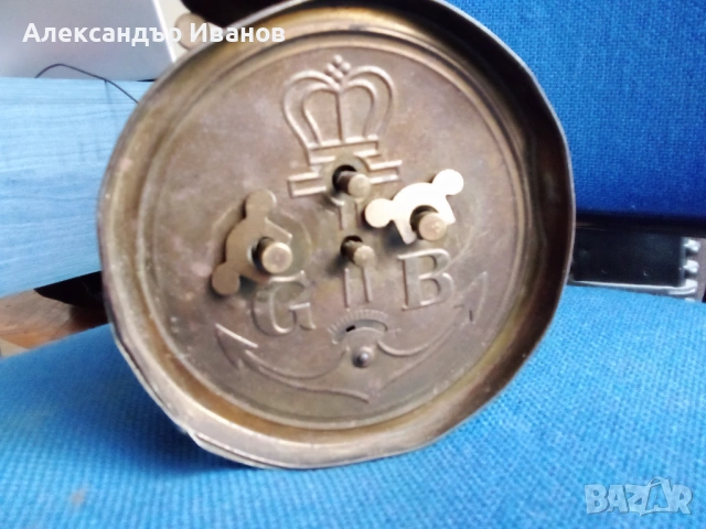 Стар германски часовник,будилник GB Gustav Becker, снимка 4 - Антикварни и старинни предмети - 53209226