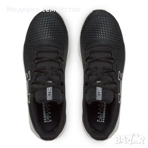 Мъжки маратонки UNDER ARMOUR Charged Pursuit 3 Big Logo Running Shoes Black/White, снимка 4 - Маратонки - 46620552