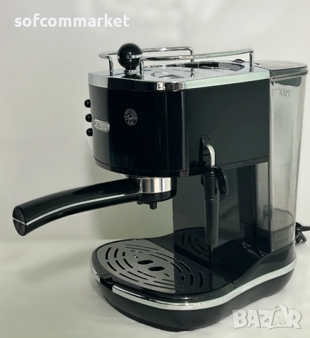 Еспресо машина DeLonghi Icona Vintage ECO 311.BK – Ретро стил + 6 м. ГАРАНЦИЯ, снимка 4 - Кафемашини - 54065954