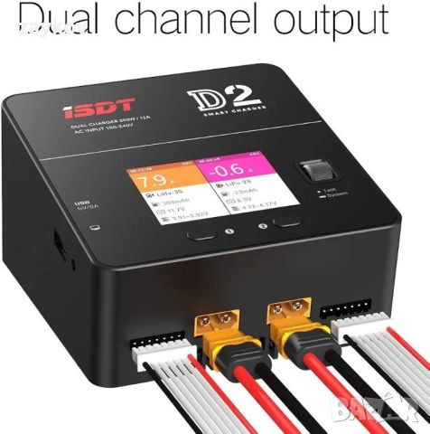 Балансирано зарядно за батерии Duo Dual Discharger 200W 12A2 AC Dual Channel, снимка 2 - Други инструменти - 46742224