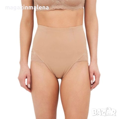  Love and bra 2XL,3XL,4XL черни,бежови дамски италиански оформящи бикини с висока талия, снимка 2 - Бельо - 9482606