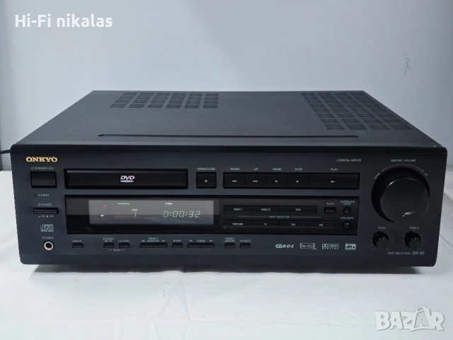 стерео усилвател ресийвър DVD CD плейър ONKYO DR-90
