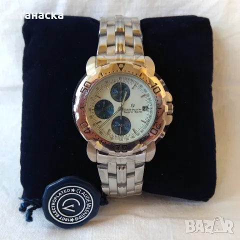 Claude Valentini Superior Sports , чисто нов английски дизайнерски часовник, снимка 9 - Мъжки - 25504455