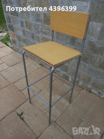  четири бар стола с бар маса и един бар стол подарък, снимка 9 - Столове - 50741332